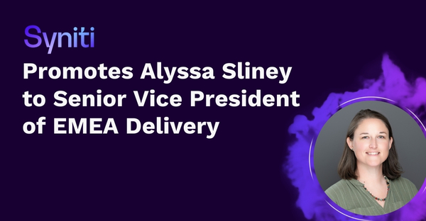 Syniti Promotes Alyssa Sliney to Senior Vice President of EMEA Delivery